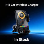 Limited Time: 30% OFF 🔥2026 New 15W Fast Charging Car Phone Holder, Infrared Smart Induction Wireless Charger, RGB Atmosphere Light, 360° Rotation Adjustable Height Air Vent Car Mount