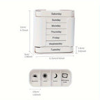 Limited Time: 30% OFF 🔥Portable 7-Day Medicine Box - 28 Compartments Custom Food-Grade Plastic Weekly Pill Storage Box