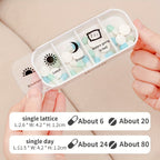 Limited Time: 30% OFF 🔥Portable 7-Day Medicine Box - 28 Compartments Custom Food-Grade Plastic Weekly Pill Storage Box